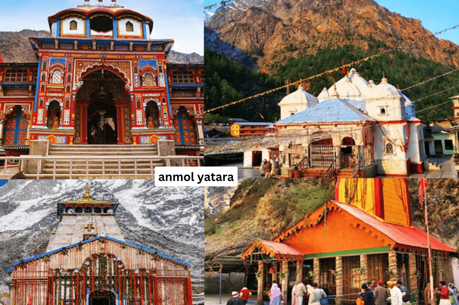 Char Dham Yatra – A Spiritual Journey to Serenity | Anmol Yatra holidays Pvt Ltd taxi and tour services in Uttarakhand