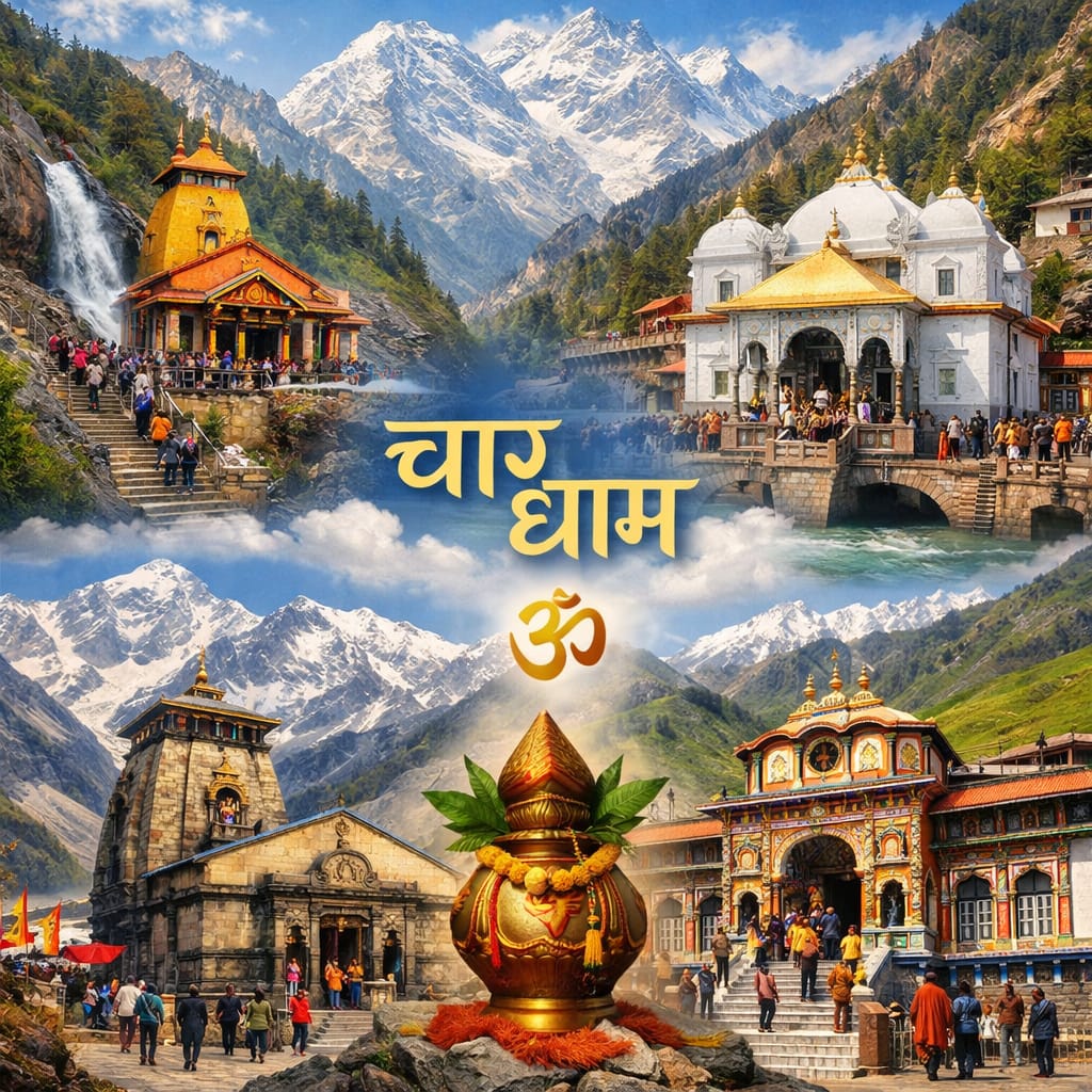Char Dham Yatra from Haridwar - Complete Taxi Package 2026